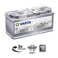 Аккумулятор Varta H15 105Ah 950A Start-Stop Plus AGM цена и информация | Аккумуляторы | pigu.lt