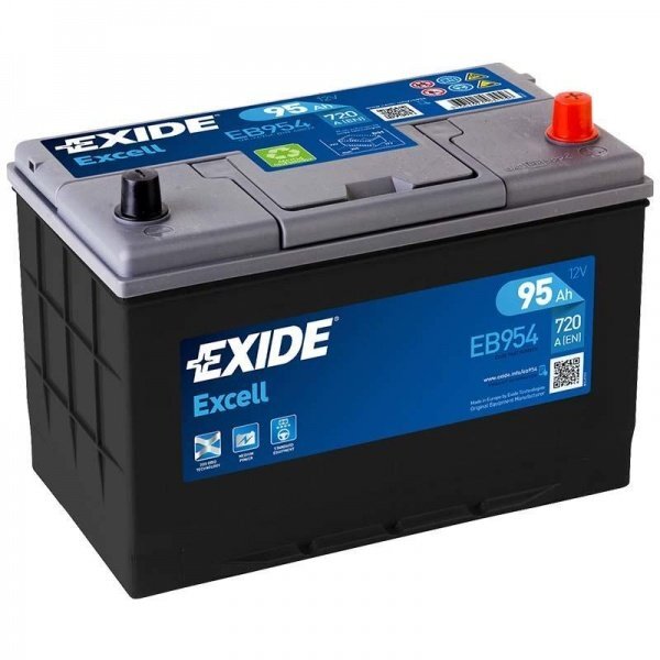 Akumuliatorius EXIDE Excell EB954 95Ah 720A kaina ir informacija | Akumuliatoriai | pigu.lt