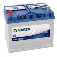 Аккумулятор VARTA BLUE 70AH 630A E24 цена и информация | Аккумуляторы | pigu.lt