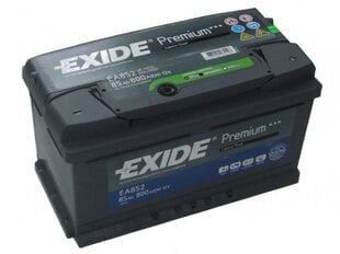 Аккумулятор EXIDE EA852 85 Ah 800 A EN 12V цена и информация | Akumuliatoriai | pigu.lt