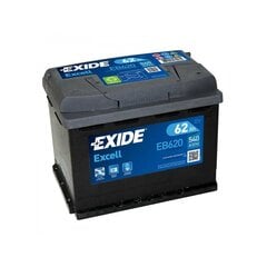 Аккумулятор EXIDE EB620 62 Ah 540 A EN 12V цена и информация | Akumuliatoriai | pigu.lt