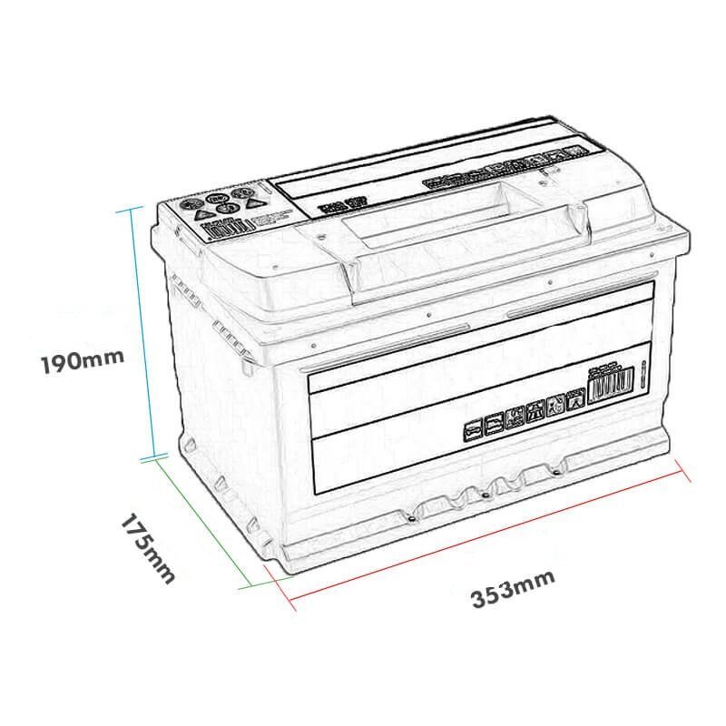 Akumuliatorius EXIDE Excell EB950 95Ah 800A kaina ir informacija | Akumuliatoriai | pigu.lt