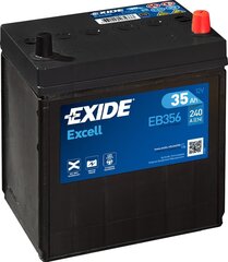 Стартерная батарея Exide Excell 35Ач 240А 187x127x220-+ цена и информация | Аккумуляторы | pigu.lt