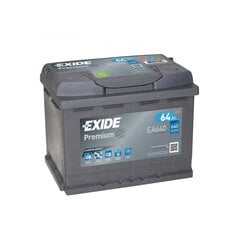Аккумулятор EXIDE EA640 64 Ah 640 A EN 12V цена и информация | Akumuliatoriai | pigu.lt