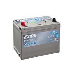 Аккумулятор EXIDE Premium EA755 75Ah 630A цена и информация | Аккумуляторы | pigu.lt