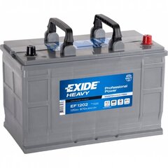 Аккумулятор EXIDE Heavy EF1202 120 Ач 870 А цена и информация | Аккумуляторы | pigu.lt