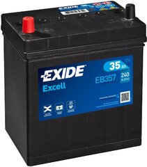 Аккумулятор Exide Excell EB357 35 Aч 240 A EN 12В цена и информация | Аккумуляторы | pigu.lt