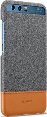 Huawei backcover P10 skóra-filc jasny sz light gray leather|felt 51991894 цена и информация | Чехлы для телефонов | pigu.lt