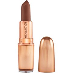 Matiniai lūpų dažai Makeup Revolution London Iconic Matte Nude Revolution 3,2 g, Inspiration kaina ir informacija | Lūpų dažai, blizgiai, balzamai, vazelinai | pigu.lt