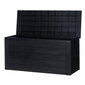 Dėžė daiktams Home4you, 120x45x60 cm, juoda kaina ir informacija | Komposto dėžės, lauko konteineriai | pigu.lt