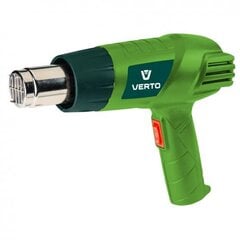 Verto 51G515 heat gun Hot air gun 1500 W цена и информация | Строительные фены | pigu.lt