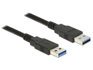 Delock, USB-A, 1 m kaina ir informacija | Kabeliai ir laidai | pigu.lt