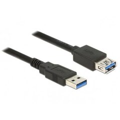 Delock, USB-A M/F, 0.5 м цена и информация | Кабели и провода | pigu.lt