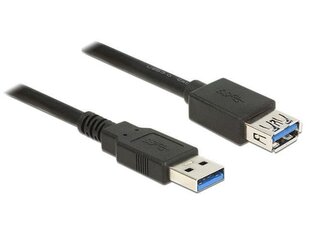 Delock Extension cable USB 3.0 Type-A male > USB 3.0 Type-A female 2m black kaina ir informacija | Kabeliai ir laidai | pigu.lt