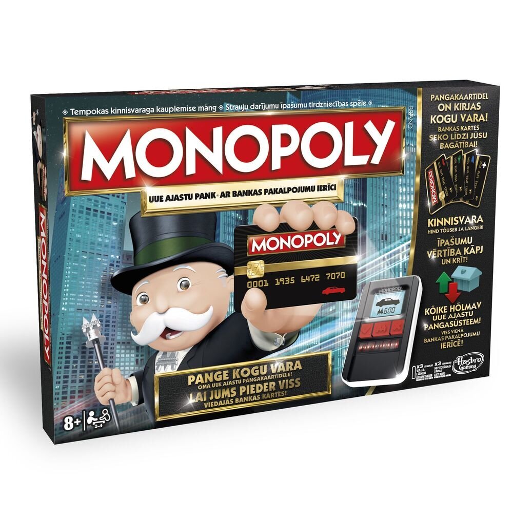Žaidimas Monopolis (EST/LAT kalbomis) цена и информация | Stalo žaidimai, galvosūkiai | pigu.lt