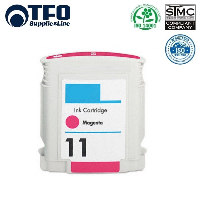 TFO HP 11 C4837AE Magenta INK Cartridge 28ml for Business InkJet 1000 2200 etc HQ Premium Analog kaina ir informacija | Kasetės lazeriniams spausdintuvams | pigu.lt