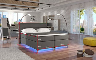 Кровать Amadeo со светодиодной подсветкой ,160X200 см цена и информация | Кровати | pigu.lt
