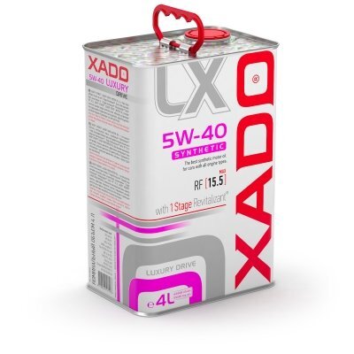 XADO Atomic Luxury Drive variklinė alyva 5W-40 (4L) цена и информация | Variklinės alyvos | pigu.lt