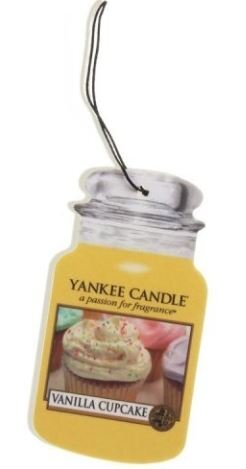 Automobilinis oro gaiviklis Yankee Candle Car Jar Vanilla Cupcake kaina ir informacija | Salono oro gaivikliai | pigu.lt