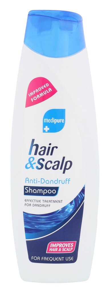 Šampūnas nuo pleiskanų Xpel Medipure Hair & Scalp AntiDandruff Shampoo 400 ml kaina ir informacija | Šampūnai | pigu.lt