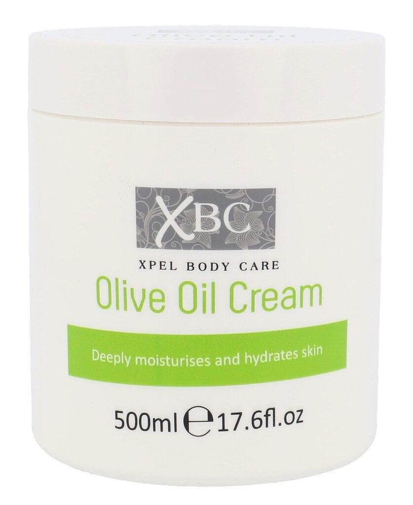 Drėkinamasis kūno kremas Xpel Body Care Olive Oil 500 ml цена и информация | Kūno kremai, losjonai | pigu.lt