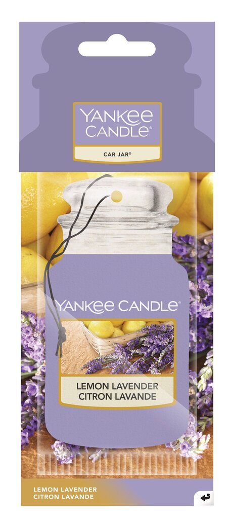 Automobilio kvapas '' Lemon lavender'' car jar® kaina ir informacija | Salono oro gaivikliai | pigu.lt