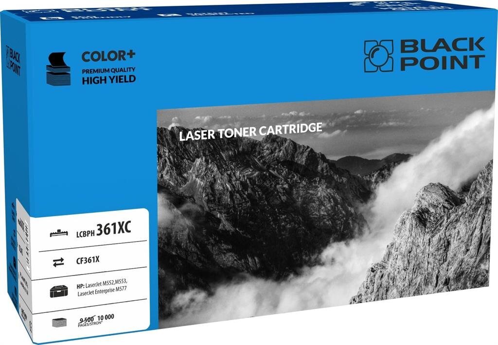 Toner Black Point LCBPH360XBK | cyan | 10 000 pp | HP M552 / M553 / M577 цена и информация | Kasetės lazeriniams spausdintuvams | pigu.lt