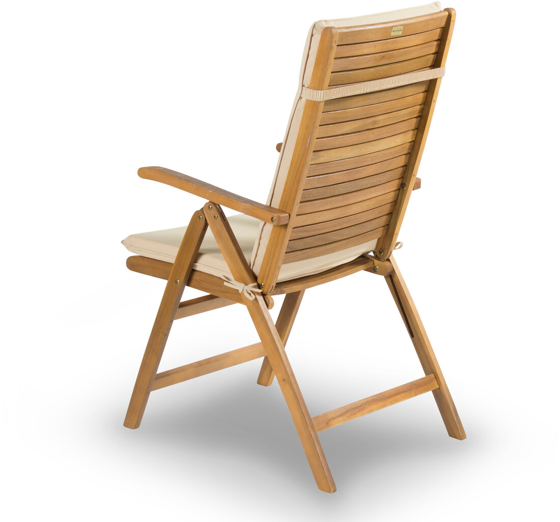 Medinė kėdė Comfy by Fieldmann, ruda kaina ir informacija | Lauko kėdės, foteliai, pufai | pigu.lt