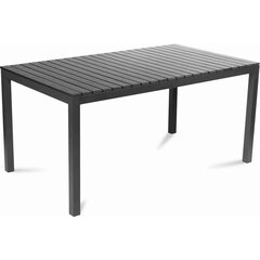Lauko stalas Blackwood by Fieldmann, juodas kaina ir informacija | Lauko stalai, staliukai | pigu.lt