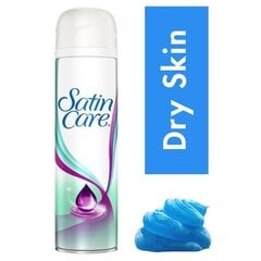 Гель для бритья для женщин Gillette Satin Care Dry Skin, 200 мл цена и информация | Косметика и средства для бритья | pigu.lt