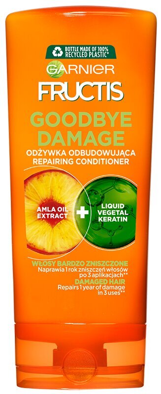 Balzamas pažeistiems plaukams Garnier Fructis Goodbye Damage 200 ml kaina ir informacija | Balzamai, kondicionieriai | pigu.lt