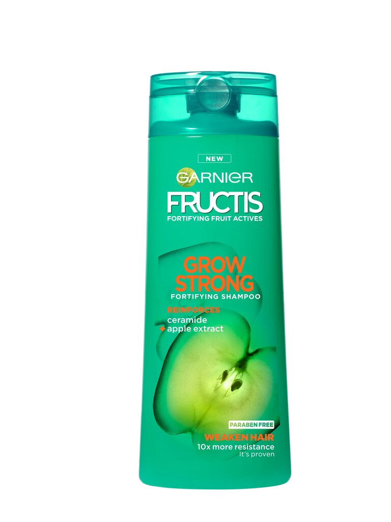 Šampūnas silpniems plaukams Garnier Fructis Grow Strong 400 ml цена и информация | Šampūnai | pigu.lt