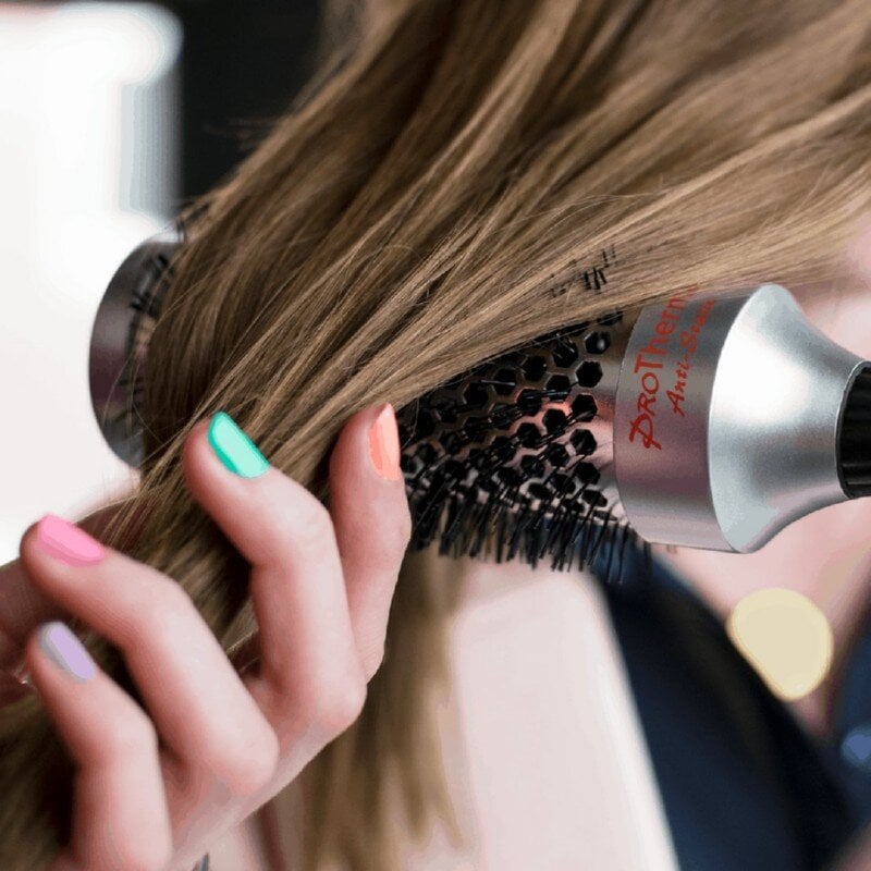 Šepetys plaukų džiovinimui Olivia Garden Pro Thermal 53 mm kaina ir informacija | Šepečiai, šukos, žirklės | pigu.lt