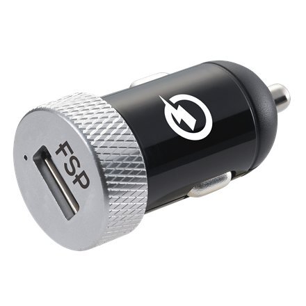 Fortron USB Car Charger, DC 12-24V, BLACK/SILVER Fortron цена и информация | Krovikliai telefonams | pigu.lt