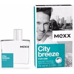 Mexx City Breeze For Him дезодорант для мужчин 75 мл цена и информация | Мужская парфюмированная косметика | pigu.lt