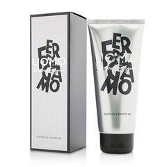 Dušo želė Salvatore Ferragamo Uomo Shower Gel, 200ml kaina ir informacija | Dušo želė, aliejai | pigu.lt