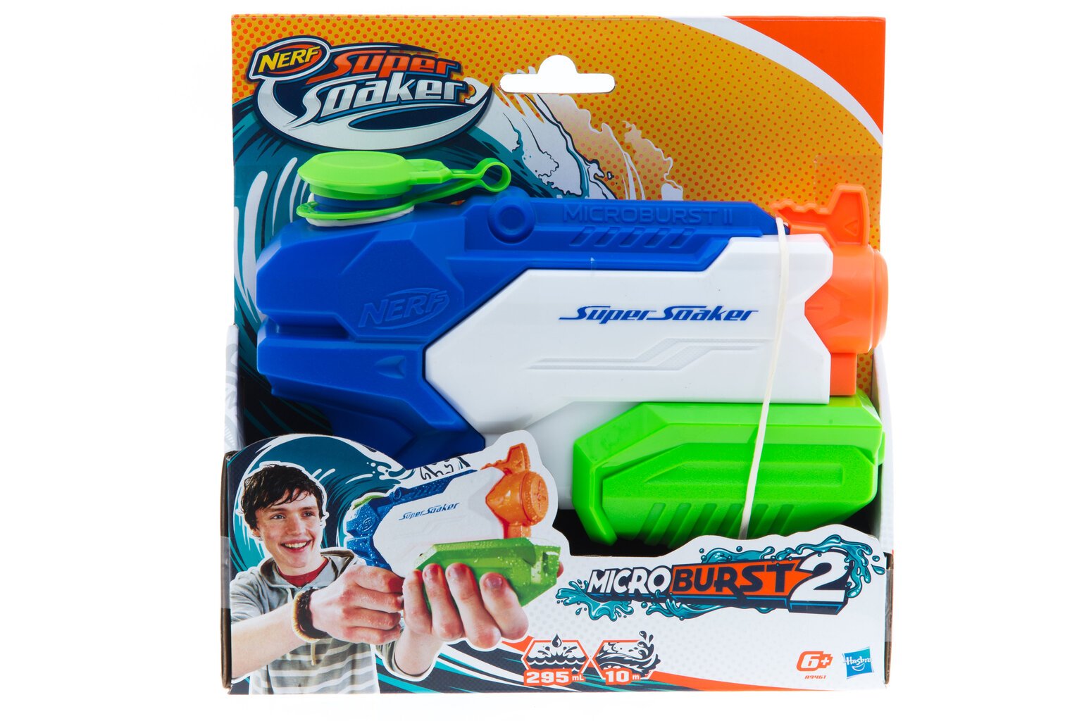 Vandens šautuvas Nerf Super Soaker Microburst 2, A9461 kaina ir informacija | Vandens, smėlio ir paplūdimio žaislai | pigu.lt