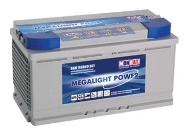 Gilaus iškrovimo akumuliatorius Start Extreme MEGALIGHT AGM ML1200 100Ah kaina ir informacija | Akumuliatoriai | pigu.lt
