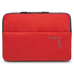 Targus - 360 Perimeter 15.6'' Laptop Sleeve - Flame Scarlet kaina ir informacija | Krepšiai, kuprinės, dėklai kompiuteriams | pigu.lt