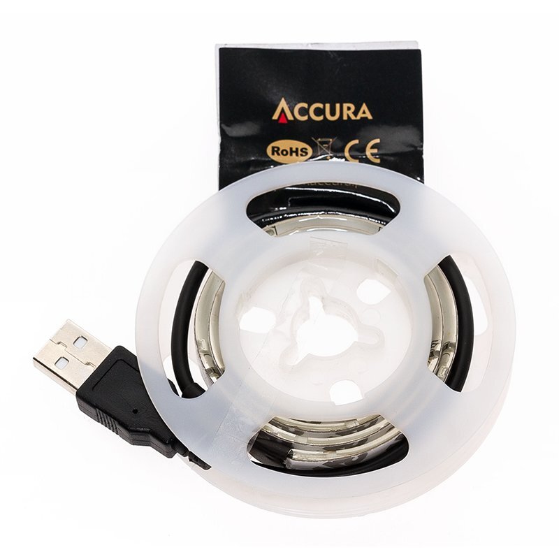 LED juosta Accura, USB, mėlyna, 50cm kaina ir informacija | LED juostos | pigu.lt