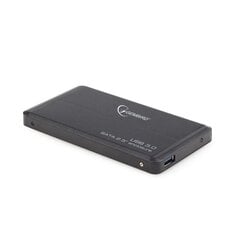Корпус для внешнего жесткого диска Gembird 2.5 дюйма USB 3.0, черный цена и информация | Адаптеры, USB-разветвители | pigu.lt