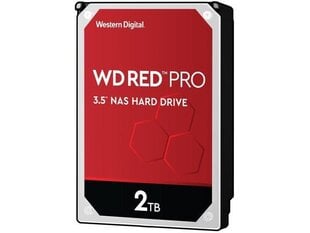 HDD SATA 2TB 6GB/S 64MB/RED PRO WD2002FFSX WDC цена и информация | Внутренние жёсткие диски (HDD, SSD, Hybrid) | pigu.lt