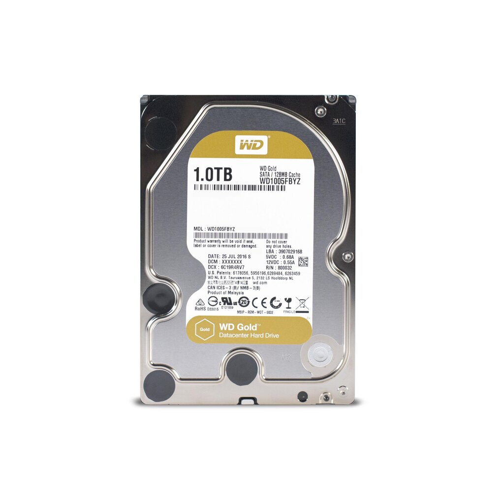 HDD, 1TB kaina ir informacija | Vidiniai kietieji diskai (HDD, SSD, Hybrid) | pigu.lt