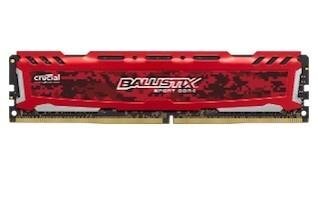 Ballistix Sport LT DDR4, 8GB, 2400MHz, CL16 (BLS8G4D240FSE) kaina ir informacija | Operatyvioji atmintis (RAM) | pigu.lt