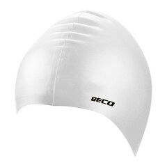 BECO Silicone swimming cap 7390 1 white цена и информация | Шапочки для плавания | pigu.lt