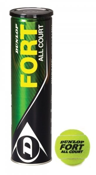 Teniso kamuoliukai Dunlop Fort All Court, 4 vnt. kaina ir informacija | Lauko teniso prekės | pigu.lt
