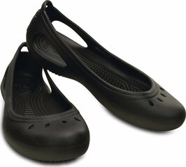 Crocs™ moteriški batai Kadee Work Flat​, juodi kaina ir informacija | Bateliai moterims | pigu.lt