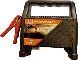 Зарядное устройство Alburnus 6A/12В цена и информация | Зарядные устройства для аккумуляторов | pigu.lt