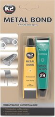 Двухкомпонентный эпоксидный клей по металлу K2 Metal Bond, 56 г цена и информация | Автохимия | pigu.lt