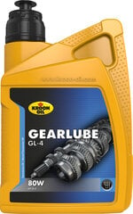 Трансмиссионное масло Kroon-Oil Gearlube GL-4 80W, 1 л цена и информация | Другие масла | pigu.lt